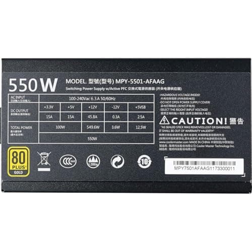 Cooler Master MWE Gold 550 V2 80+ Gold image
