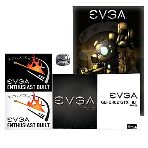 EVGA FTW ULTRA SILENT GAMING GeForce GTX 1070 Ti 8GB GDDR5 Black / Silver image