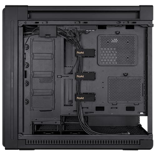 Asus ProArt PA602 ATX Mid Tower Black Tempered Glass Side Panel image