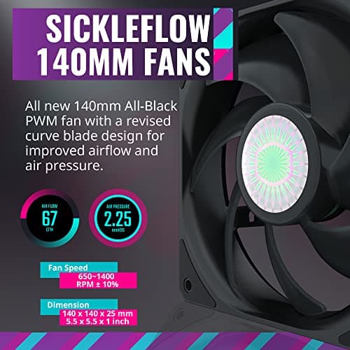 Cooler Master MasterLiquid ML280 Mirror Water 280mm Black image