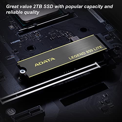 ADATA LEGEND 850 LITE 2TB M.2-2280 SSD PCIe 4.0 x4 NVMe image