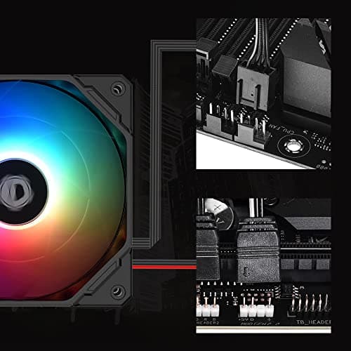 ID-COOLING NO-12015-XT 120mm Gray/Black PWM ARGB image