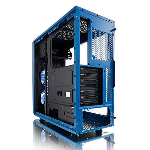 Fractal Design Focus G ATX Mid Tower Black / Blue Acrylic Side Panel image