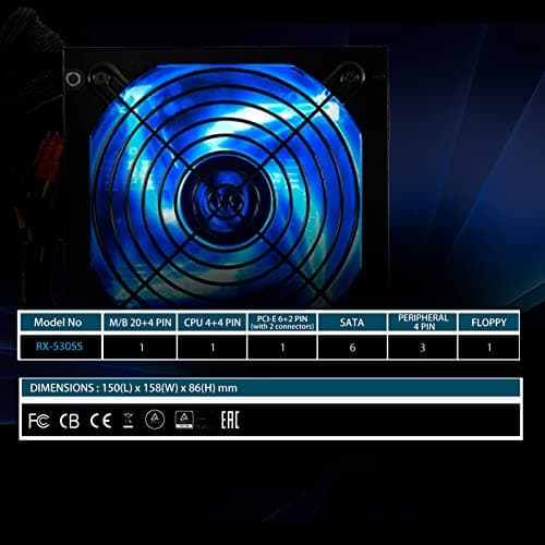 Raidmax RX-530SS 530W Semi-Modular image