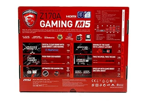 MSI Z170A GAMING M5 LGA1151 DDR4 ATX image