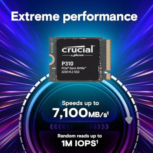 Crucial P310 1TB M.2 2230 SSD PCIe 4.0 NVMe image