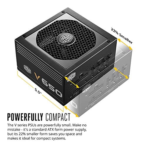 Cooler Master V650 ATX 650W Fully Modular 80+ Gold Certified image