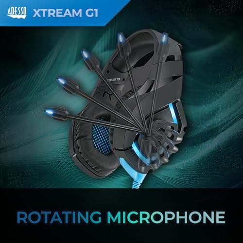 Adesso Xtream G1 Closed-Back Headphones image