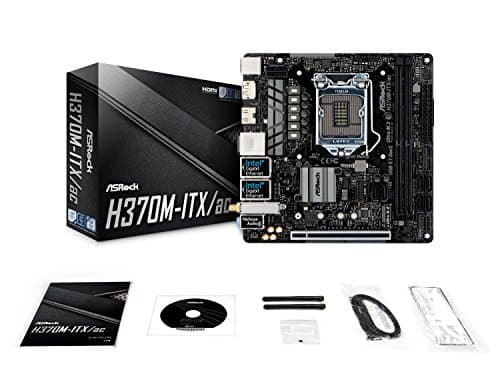 ASRock H370M-ITX/ac LGA 1151 (300 Series) Intel H370 HDMI SATA 6Gb/s USB 3.1 Mini ITX Intel Motherboard image