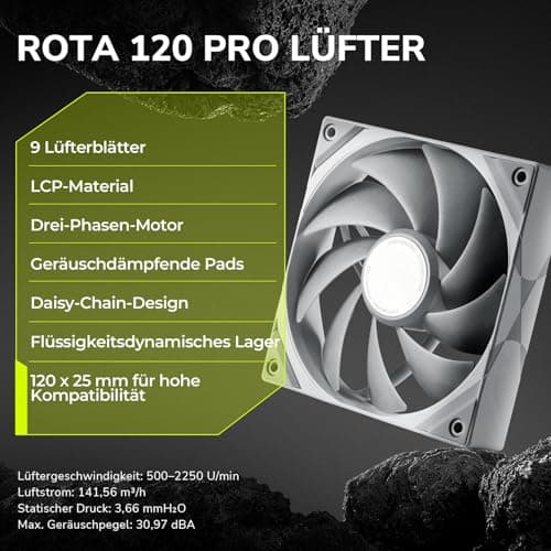 TRYX PANORAMA Water 240mm 81.32 CFM White image