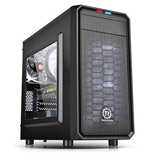Thermaltake Versa H15 Micro ATX Mid Tower Black with Acrylic Side Panel and USB 3.2 Gen 1 Type-A, USB 2.0 Type-A image