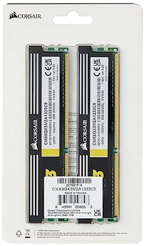Corsair XMS3 Black / Silver DDR3-1333 CL9 8GB (2x4GB) image