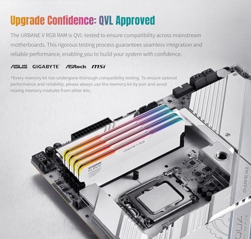 Klevv Urbane V RGB White DDR5-6000 CL30 32GB (2x16GB) image