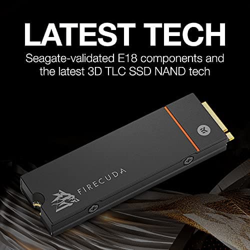 Seagate FireCuda 530 w/Heatsink 1TB SSD M.2-2280 PCIe 4.0 x4 NVMe image