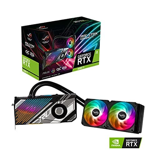 Asus ROG STRIX LC GAMING OC GeForce RTX 3080 Ti 12GB GDDR6X Black / Silver image