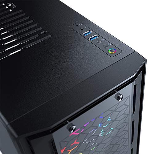 MagniumGear Neo G ATX Mid Tower Black with Tempered Glass Side Panel and USB 3.2 Gen 1 Type-A image