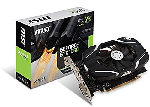 MSI OCV1 GeForce GTX 1060 3GB 3GB GDDR5 Black / White image