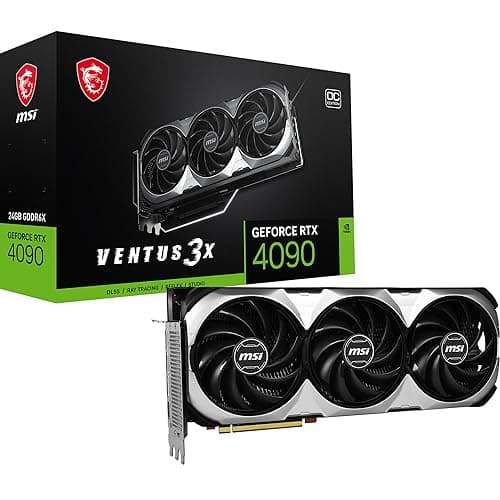 MSI VENTUS 3X OC GeForce RTX 4090 24GB GDDR6X Silver / Black main image