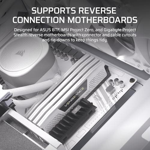 Corsair FRAME 4000D RS Modular Mid-Tower ATX PC Case - White image