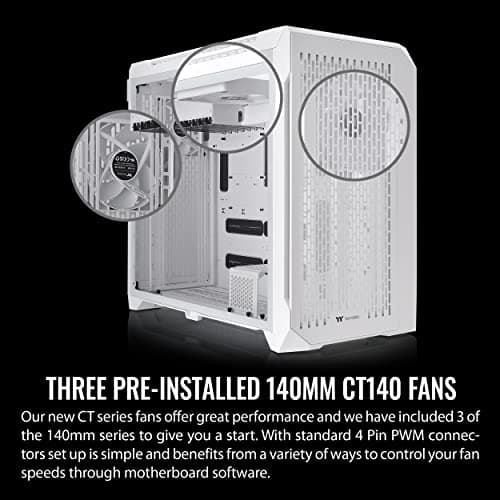 Thermaltake CTE C750 Air ARGB ATX Full Tower White Tempered Glass Side Panel image