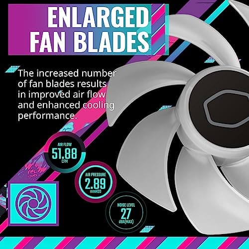 Cooler Master Hyper 212 Halo Air 51.88 CFM 154mm Black image