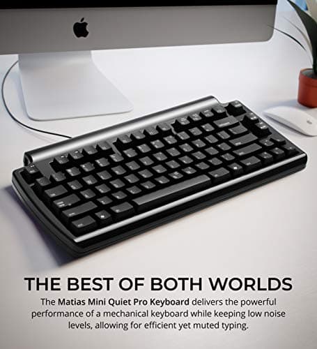 Matias Mini Quiet Pro Wired Mini for PC Keyboard image