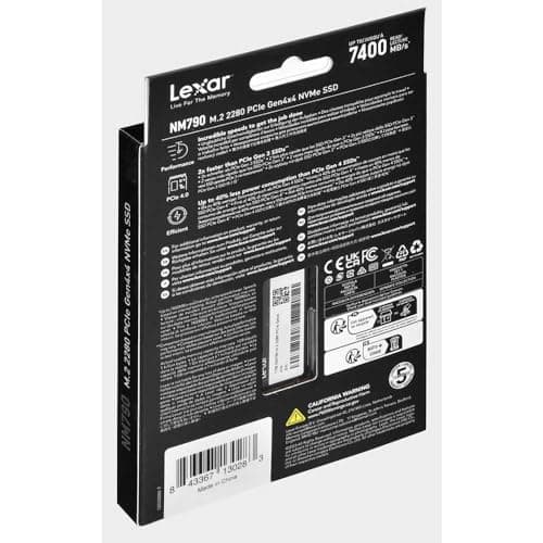 Lexar NM790 1TB SSD M.2 PCIe 4.0 NVMe image