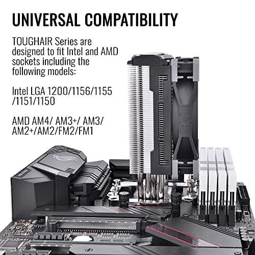 Thermaltake TOUGHAIR 310 Air 160mm 58.35 CFM Black / Gray image