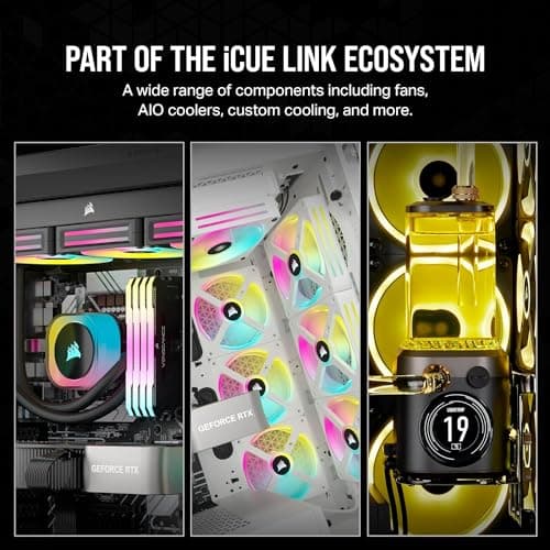 Corsair iCUE LINK H100i Water 240mm RGB Black image