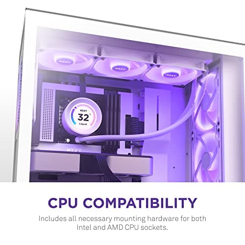 NZXT Kraken Elite 360 RGB Water 360mm RGB 78.02 CFM White image