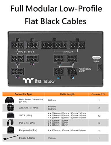 Thermaltake TOUGHPOWER PF1 ARGB 850W Fully Modular 80+ Platinum image