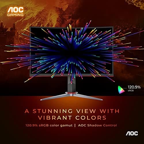 AOC G2 CQ32G2S 31.5" 1440p 165Hz VA Curved Monitor image