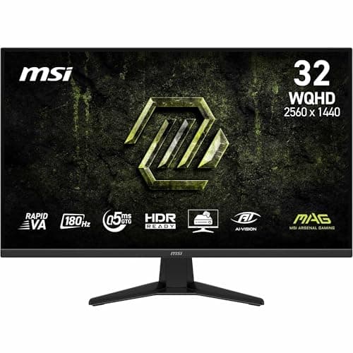 MSI MAG 325QF E18V 31.5" WQHD Rapid VA 180Hz image