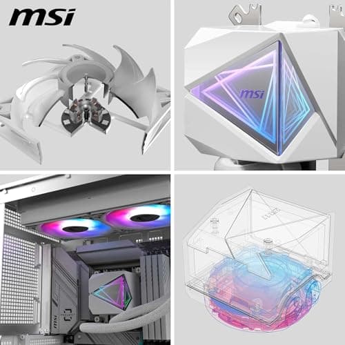 MSI MAG CORELIQUID I240 Water 240mm 70.7 CFM White image