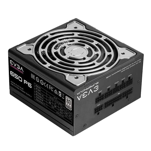 EVGA SuperNOVA 650 P6 650 W 80+ Platinum Certified Fully Modular ATX Power Supply image