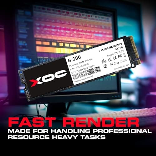 XOC G300 512GB SSD M.2-2280 PCIe 3.0 X4 NVMe image