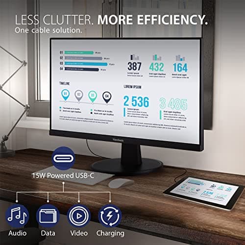 ViewSonic VA2447-MHU 24" 1080p 75Hz VA Monitor image