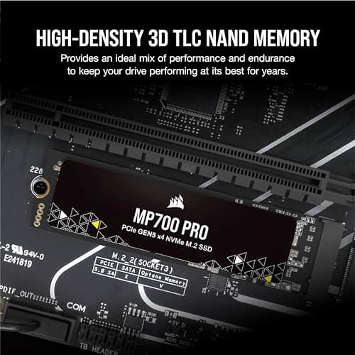 Corsair MP700 PRO 2TB M.2 SSD PCIe 5.0 NVMe image