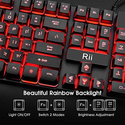 Rii RK100 Wired Standard Keyboard image
