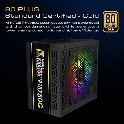 GAMDIAS KRATOS P1 G 750W Non-Modular 80+ Gold Certified ATX image