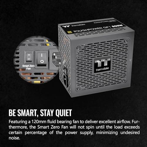 Thermaltake Toughpower GF1 (2024) 850W Fully Modular 80+ Gold Certified image