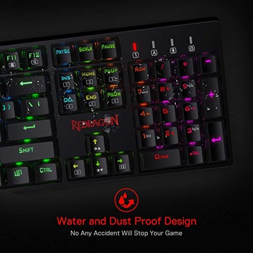 Redragon K582 SURARA Outemu Red RGB Wired Gaming Keyboard image