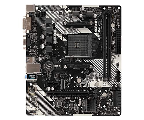 ASRock A320 A320M-DVS R4.0 AM4 DDR4 Micro ATX image
