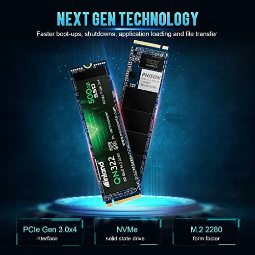 Inland QN322 500GB SSD M.2-2280 PCIe 3.0 X4 NVME image