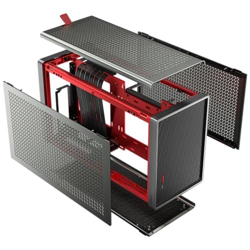 Antec Performance 1 M Mini-ITX Desktop Green / Black with Mesh Side Panel and USB 3.2 Gen 2 Type-C image