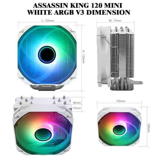 Thermalright Assassin King 120 Mini Air 135mm ARGB V3 White/Silver image