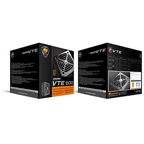 Cougar VTE Black 600W Non-Modular 80+ Bronze Certified image