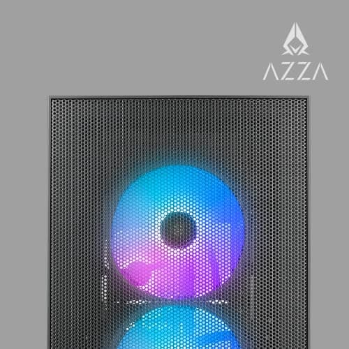 Azza Aero ATX Mid Tower Black Mesh Side Panel image