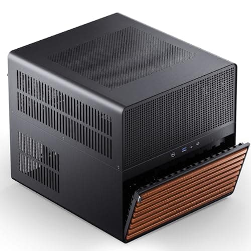 Jonsbo N5 ATX Full Tower Black / Brown Mesh Side Panel with USB 3.2 Gen 2 Type-C and USB 3.2 Gen 1 Type-A image