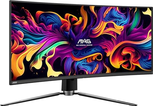 MSI MAG 341CQP 34" 3440x1440 175Hz QD-OLED Curved Monitor image